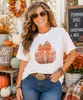 Faux Jewel Pumpkin Graphic Shirt