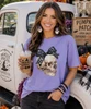 skull with bow tee model image