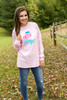 merry and bright ornament graphic shirt
