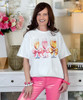 champagne trio tee