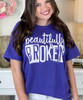 beautifully broken tee close up