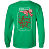 Monogrammed Christmas Mason Jar T-Shirt - Irish Green