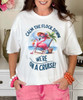 calm the flock down we're on a cruise tee close up