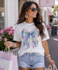 mermaid bow tee model image