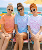 summer vibes and bows tee group image