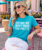 hating me won't make you pretty model image