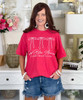 God Bless America Bow Trio Graphic Shirt