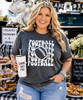 stacked football tee model image
