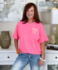 pocket pumpkin lace bow tee