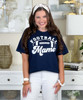 football mama with football tee