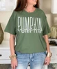 pumpkin season tall tee close up