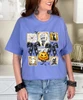 spooky halloween scene tee close up