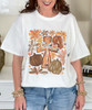 boho fall cross tee close up