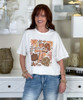 boho fall cross tee