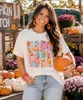 brushstroke pumpkins tee model image