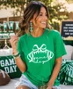game day football with bow irish green model image