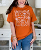 cozy season doodle tee close up
