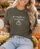pumpkin season with pumpkin tee model image