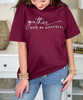 gather and be grateful tee close up