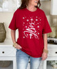 jesus christmas tree tee close up