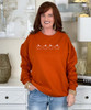 embroidered pumpkin sweatshirt