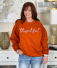 brushstroke thankful sweatshirt