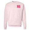 Pocket Red And Pink Checkered Monogram Sweatshirt