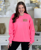 leopard pocket monogram sweatshirt