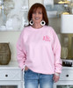 embroidered fishtail shadow monogram sweatshirt