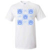 Blue Paw Prints And Bows Shirt