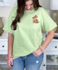 pocket leopard bunny tee close up