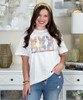 patchwork bunny backside trio tee