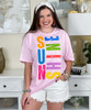 distressed sunshine tee