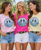 retro flower smile tee lifestyle group