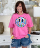 retro flower smile tee