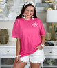 pocket fishtail monogram with bow tee