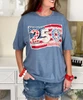 patchwork 250 flag tee close up