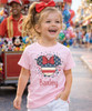 Patriotic ears bow girl