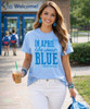 in april we wear blue model image