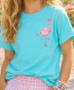 Monogrammed Pocket Lilly Flamingo Closeup