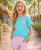 Monogrammed Pocket Lilly Flamingo girl tropical