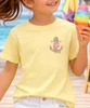 GIRLS MONOGRAMMED POCKET LILLY ANCHOR little girl
 closeup