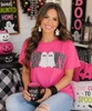 Gingham Spooky Ghost Graphic Shirt