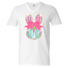 Personalized Plaid Bunny Graphic Tee