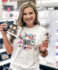 Monogrammed Makeup Circle Graphic Tee