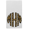 Monogrammed Graphic Beach Towel - Leopard Monogram