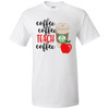 Monogrammed Coffee Coffee Teach Coffee Graphic Tee