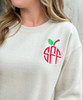 Monogrammed Embroidered Apple Shirt