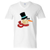 Monogrammed Snowman With Scarf Graphic Tee