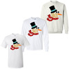 Monogrammed Snowman With Scarf Graphic Tee